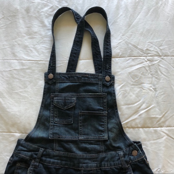 28 Free People Denim Overalls - Picture 2 of 8